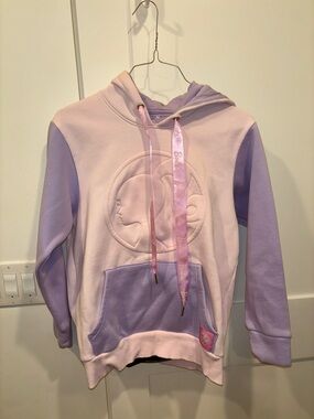 Barbie Pink & Lavender Colorblock Hoodie with Embossed Logo